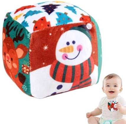 Baby-Rasselball - Baby-Rasselbälle | Stoff-Baby-Handgreifspielzeug, Tag-Sensorball, Rasselball, weicher Glockenform-Sensorball, Ball