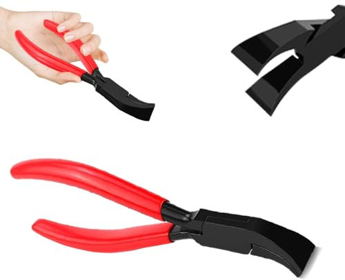 Infreecs Alicates de pliegue de 45 grados, alicates de chapa anchos, 22 mm, 45 °, con mango antideslizante, alicates de doblado de chapa, herramienta para doblar y alisar chapas (45°)