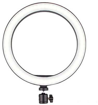 Dioche 160 Mm LED-ringljus | Dimbar Fyllningslampa för Fotografering och Selfies | USB-driven | Justerbara Färgtemperaturer för Smink och Livestream | Perfekt för inomhus- och Utomhusbruk (26 cm-1)