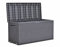 Dynamic24 Auflagenbox mit Tragegriff und Rollen Gartenbox Gartentruhe Auflagen Kissen Garten Box Truhe Terrasse Balkon Aufbewahrung rollbar (349 L)