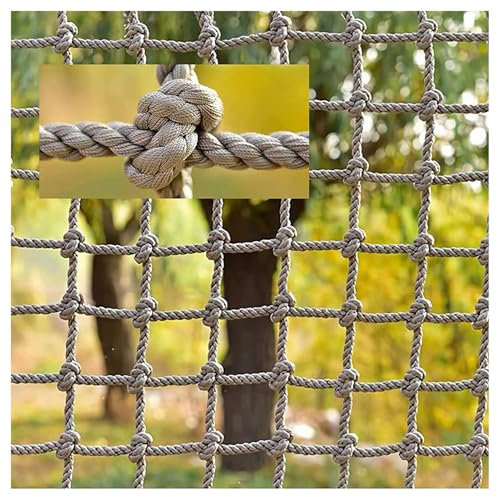 Kletternetz Für Draußen, Kletternetz Für Erwachsene, Spielplatz-Sicherheitsnetz Für Schaukel, Strickleiter, Baumhauszubehör, Balkonschutz(Size:2 * 2m(6.6 * 6.6ft))