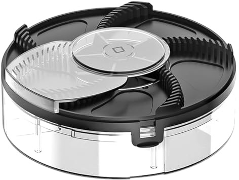 Ieron Piège à Mouches électrique, Attrape-Mouches Intelligent Rechargeable USB entièrement Automatique, Batterie 400 mAh, 16 x 16 x 5 cm, Comprend Deux Paquets d'appâts pour la Maison/Cuisine/Ranch