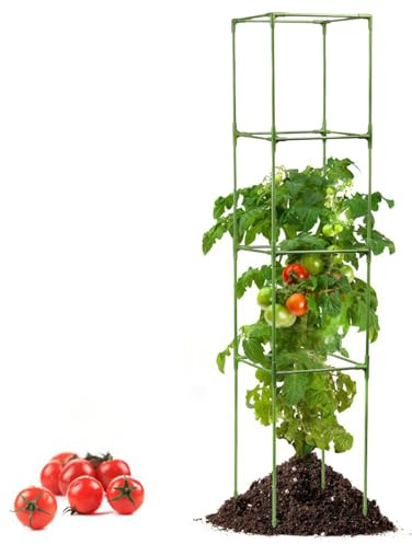 Jaulas para Tomates del Jardín | Suministros de Jardinería Resistentes a la Intemperie | Soporte Estructura Para Pepino Y Plantas Trepadoras | para Plantas Trepadoras como Monstera, Pepino, Verduras y
