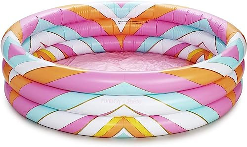 FUNBOY & Malibu Barbie Luxus Aufblasbarer Summer Dream Kiddie Pool, perfekt für eine Sommer-Pool-Party, Medium