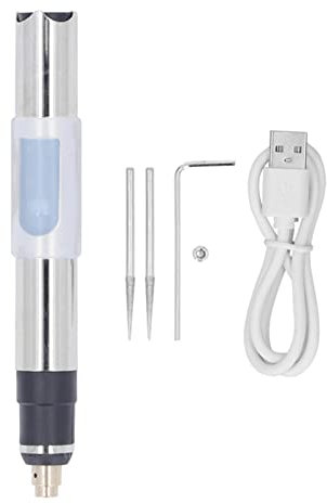 Elektrisches Gravierwerkzeug, 25 W, 5000 bis 25000 U/min, wiederaufladbar, kabellos, USB-Gravierstift, elektrisches Drehwerkzeug für Glas, Metall, Holz, Kunststoff, Leder, Schmuck usw.