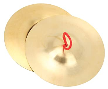 Crash Cymbal Brass, Herramienta de Juguete para Niños y Adultos, Instrumento de Percusión, par de Enseñanza