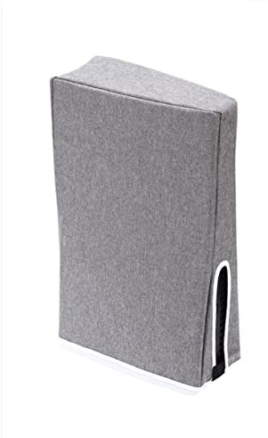 Xbsduih Protettiva Antipolvere Protettiva per Giochi Impermeabile e Antigraffio Adatta per Console di Gioco Grigia