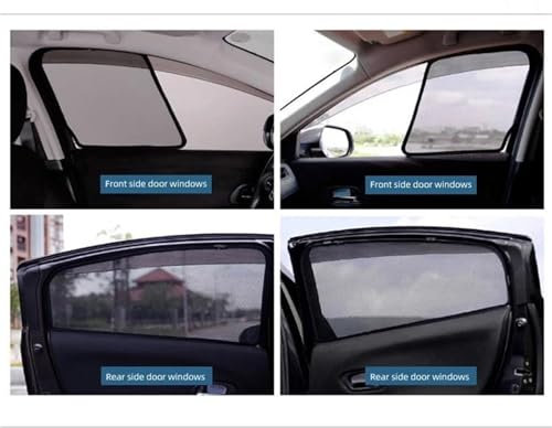 Pare-Soleils Auto Pour Mitsubishi Pour Lancer Pour Evolution X 2007-2016 Pare-soleil Magnétique Voiture Rideau Pare-brise Avant Pare-soleil Fenêtre Latérale Arrière Couverture Pare-Soleil(2PCS Rear)