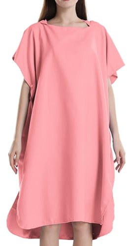 YROHGKPN Bata de secado rápido con capucha para cambiar toallas con capucha, poncho para natación, traje de baño de playa, bata de baño multifuncional