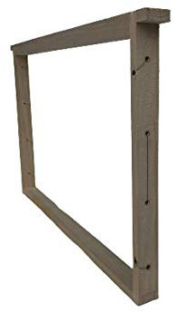 Dadant US Brutraum Rähmchen,10 Stück,Geraden Seitenteile, gedrahtet und geöst,Apisfarm