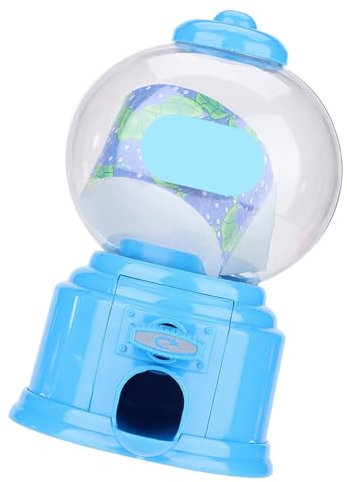 Macchina GUMBALL per Bambini, Distributore di Caramelle Dispenser Dolce con Dolci Dolci Carini Caramelle Macchina per Distributore Dolce per Bambini Bambini (rosso) (PINK) (YELLOW) (BLUE)