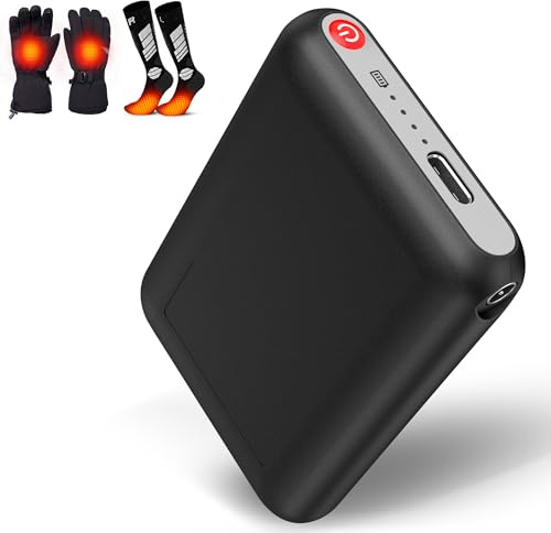 5V2A 5000mAh Battery Pack for Heated Gloves Scarf Socks and Heating Slippers, Heated Clothing Replacement Battery Pack