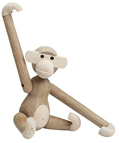 Kay Bojesen Scimmia figure piccole 18,5 cm Scimmia decorazione natalizia, legno chiaro