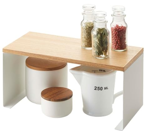 YAMAZAKI Industries Kitchen Rack, White, Size: about W30 X 5xd14xh14 H18.5 cm Tosca 3922