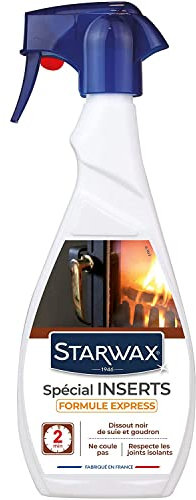 STARWAX Nettoyant Express Inserts pour Poêle et Cheminée - 500ml - Idéal pour Nettoyer Efficacement - Dissout les Traces Noires de Fumées et de Suie