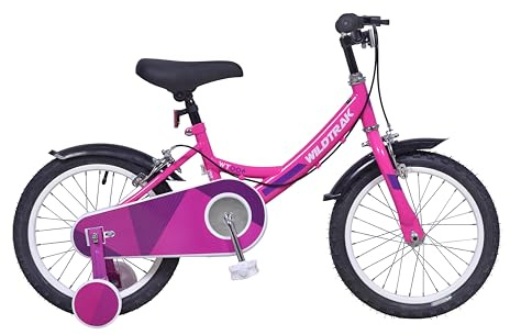 Wildtrak - 16 Inch Bike for Children 4-6 Years with Stabilisers - Pink