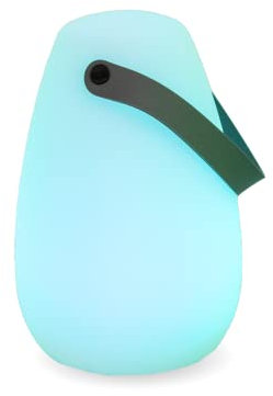 MOOVERE - Tragbare Sonnenschirm Lampe mit Fernbedienung Fernbedienung Akku Ladegerät USB 16 Farben Lichter für den Außenbereich Dekoration Regenschirm PIscina Terrasse Garten