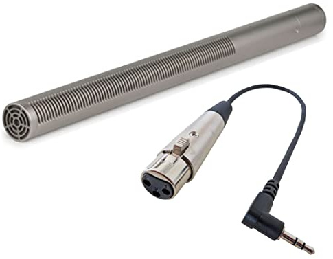 Rode NTG-3 - Micrófono de tubo direccional para cámara y cable de micrófono keepdrum MC-025XJ XLR/TRS para cámaras