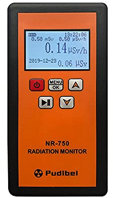 Ailgely Contatore Geiger, NR-750 Rilevatore di radiazioni nucleari portatile, display LCD, rilevatore di radiazioni nucleari, tester per uso domestico radioattivo β Y Rilevamento radiografico