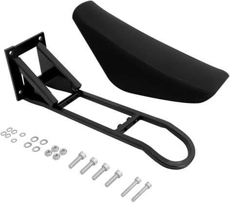 Bicycle Luggage Rear Seat Saddle, Motorcycle Seat PU Saddle Electric Mountain Bike Stealth Bomber Beach Cruiser Motorcycle Saddles