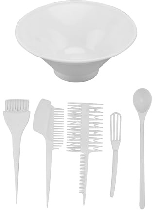 ABOOFAN 6pcs Hair Coloring Kit Diy Hair Dye Bowl Comb Brush for Barber Comb Brush