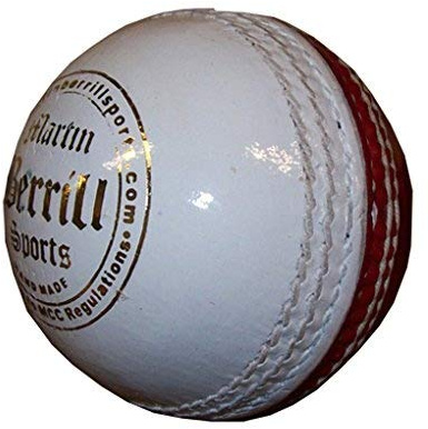 Martin Berrill Sports Red/White Training Cricket Ball (Senior)