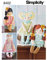 Simplicity Simplcity Schnittmuster 8402 Puppen mit Kleidung, 58,4 cm, Papier, weiß, 22 x 15 x 1 cm