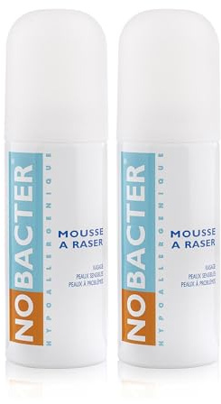 Nobacter Mousse à Raser Haute Tolérance Lot de 2 x 150 ml