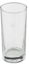 aro Bicchiere da long drink, vetro, capacità di 27 cl, con tacca di calibrazione a 2 cl, trasparente, 6 unità