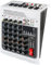 4 Canaux Table de Mixage Audio Console de Mixage Compacte, Console Son Mixeur Audio DJ Avec FX Reverb Retard Effets Et Alimentation Fantôme 48V Partageable Bluetooth ou MP3 avec Interface USB Audio