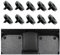 10PCS 3-in-1 Auto Befestigungsclips für Fußmatten Auto,rutschfeste Schwarze Nylon Auto Fußmatten Clips zum Befestigen,Auto Zubehör Clips für Auto SUV LKW Wohnmobil Van