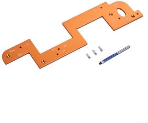 Gabarit multifonction en alliage d'aluminium pour armoire et autres meubles