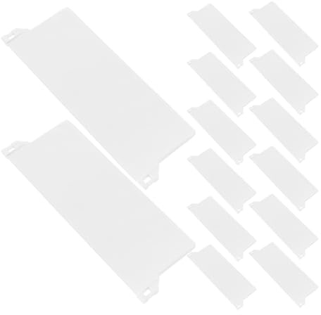 NIYANGLE Lot de 14 Pièces Accessoires pour Stores Verticaux en Pvc 127 Mm Poids de Fond Pratiques et Faciles à Entretenir pour Réparation de Stores Multiples