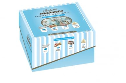 Confetti MAXTRIS vassoio Dolce ARRIVO sfumati Celeste 500 GR 4 Gusti