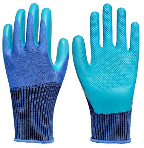 LXRZLS Schnittfeste 12-Paar-Latexhandschuhe, Arbeitsschutzhandschuhe, Schweißerhandschuhe, Holzschnitzerei, Fahren und Outdoor-Aktivitäten.
