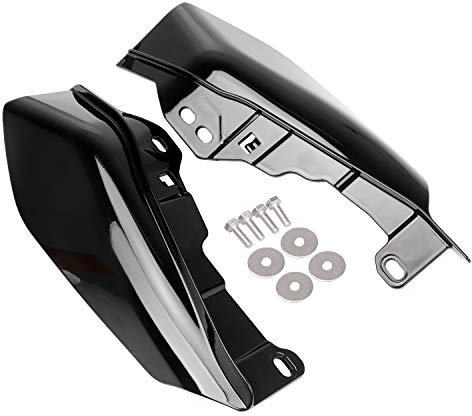 SHMT Déflecteur d'air à cadre intermédiaire Bouclier thermique Déflecteur noir brillant Pour Harley Touring Road King Street Glide Electra Glide 2017-2022