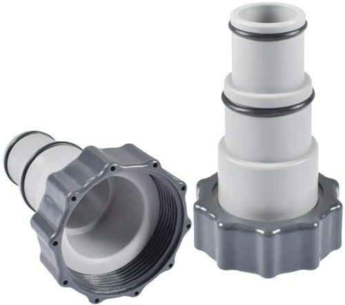 Adaptador de manguera de piscina A de Intex para piscina de 32/38 mm, adaptador de manguera de repuesto con rosca interior