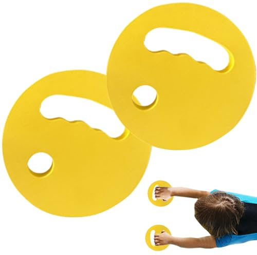 Disques d'exercice Aquatique | 2 Disques Flottants EVA pour La Natation Et L'aérobic | Disques D'aquagy-m pour Piscine, Équipement D'aérobic | Résistance Portable pour Adultes, Enfant-s