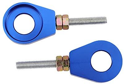 WOOSTAR 15mm Motorcycle Chain Adjuster Tensioner Replacement for 110cc 125cc Lifan YX SSR Coolster SDG Thumpstar Chinese Dirt Pit Bike Blue