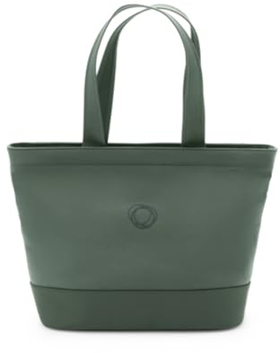 Bugaboo Changing Bag, Nappy Bag with Easy Access Pockets, Insulated Bottle Holder, Changing Mat and 3 Clutches, in Forest Green