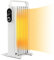 COSTWAY 1500W Radiatore ad Olio Basso Consumo, 3 Livelli di Riscaldamento 7 Elementi, Protezione Surriscaldamento e Ribaltamento, Portasciugamani e Ruote Smontabili Integrate, Silenzioso (Bianco)