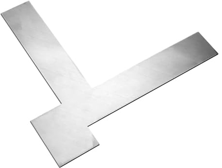 Vesidoloy Nivel de Escuadra | Herramienta de Raspado para Esquinas 90°,Nivelador Multiusos para Inspección de Paredes, Albañilería, Colocación de Suelos, Reparación de Yeso y Mejora de Juntas de