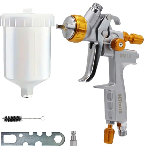 Luftsprutpistol för bil färgpistol hög fin atomisering 1,3 mm munstycke professionell färgspruta för målning bilar Airbrush (1,3 mm munstycke)
