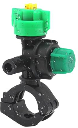 Wasserschlauchdüse, Ventilatorsprühkopf, Gartenschlauchaufsatz für effiziente Bewässerung, robuster Bau, Outdoor-Bewässerungswerkzeug, Rasen- und Bauernhofgebrauch für landwirtschaftliche Feldpflanzen