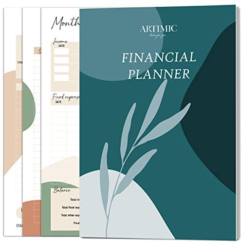 Budget Planner English Version - 60 Seiten Undatiert Finanzplaner - Budgetplaner mit Monatliches Budget, Ausgaben Tracker, Einsparungs und Einkommen - Kontrolle Ihres Geldes - Haushaltsbuch A5