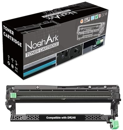 NoahArk Compatibile per DR248 DR-248 DR248CL Unità di tamburo di ricambio per Brother DCP-L3515CDW DCP-L3520CDW DCP-L3527CDW DCP-L3560CDW MFC-L3740CDW MFC-L3760CDW HL-L3215CW HL-L3220CW HL-L3240CDW