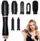 Warmluftbürste Rundbürstenföhn, 250℉-410℉ Föhnbürste, 6-in-1 Hairstyler Haartrockner Bürste Einem, Haartrockner Styler Volumizer, Heißluftbürste,Haarglätter Lockenbürste Warmluftbürste Stylingbürsten