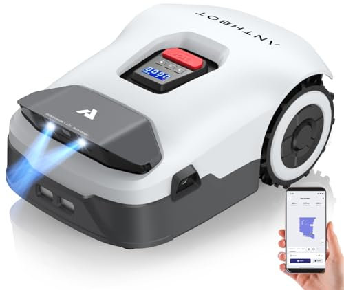 Robot tosaerba senza fili periferico - 3600㎡, Full Band RTK+4 Eyes IA Vision, mappatura automatica, 30 multizona, evitamento accurato degli ostacoli, antifurto intelligente, Anthbot Genie 3000