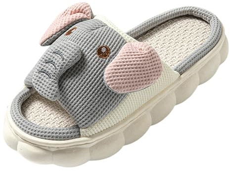 Generisch Zapatillas de estar por casa de piel de cordero para hombre, cuatro zapatillas de casa de fieltro, zapatillas cálidas de felpa, gris, 41 EU