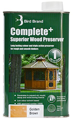 Bird Brand Complete+ Superior Wood Preserver Golden Brown - 2.5 Litre